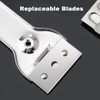 Pack of 20 Blades for Ceramic Hob Scraper, Double-Sided Scraper