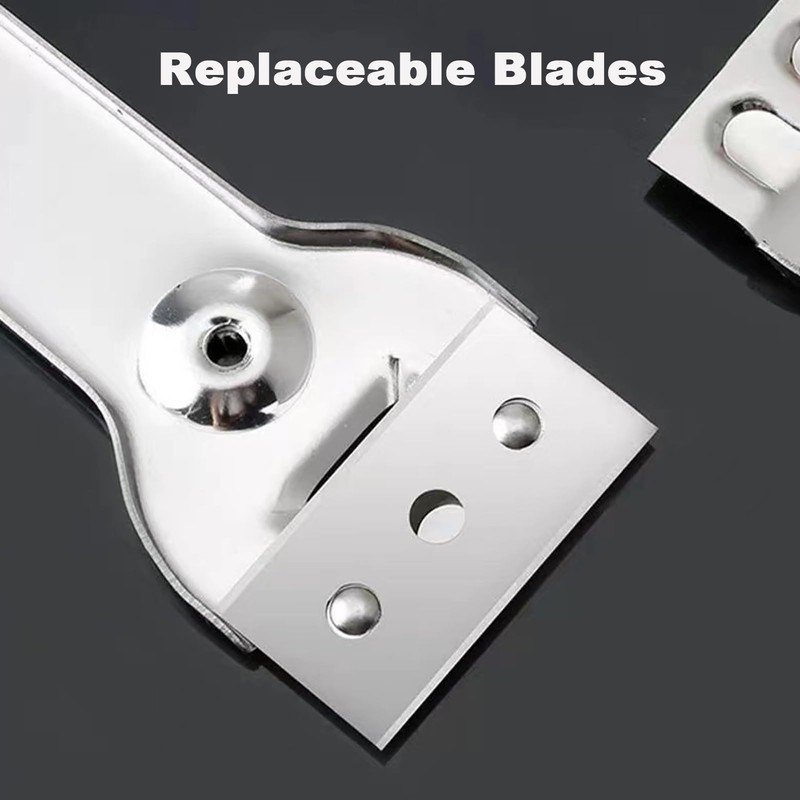 Pack of 20 Blades for Ceramic Hob Scraper, Double-Sided Scraper