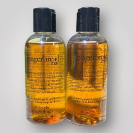 Philosophy (2) Philosophy The Gingerbread Man Shampoo, Shower Gel & Bubble Bath 6 Oz