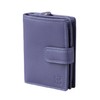 Lakeland Leather Ladies Small Leather Tab Purse in Purple