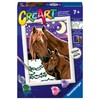 Ravensburger - CreArt Series E Classic: Moon and Star Horses,