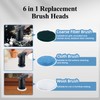 Electric Spin Scrubber, Cordless Bathroom Cleaning Brush, 2 Speeds