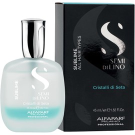 Alfaparf Milano Semi Di Lino Sublime Cristalli Di Seta Finishing Smoothing Serum for Fine Hair - Provides Shine and Protection - Professional Salon Quality - 1.52 fl. oz.