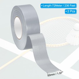 PATIKIL Pickleball Court Tape 2 in x 236ft, 2 Pcs Pickleball Court Marking Kit for Indoor/Outdoor Tennis Volleyball Badminton Court, Silver