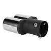 Car modified double exhaust rear pipe, stainless steel universal silencer,