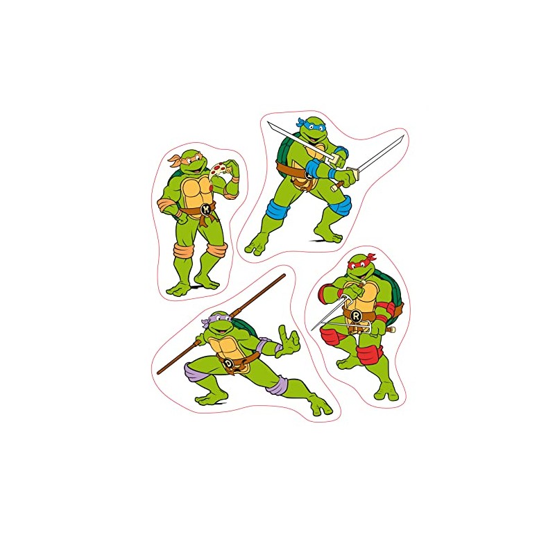 ABYstyle - Ninja Turtles Stickers, 16 x 11 cm, 2