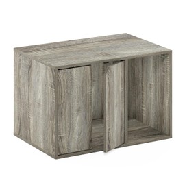 Maykoosh African Adventure Small Litter Box Enclosure, French Oak Grey