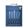 Högert Technik - Set of 5 Drawstrings and Hooks Carbon