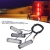 4pcs Side Marker Light Aluminum 12V to 24V 18 Lighting