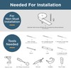 Franklin Brass (1-Pack) 24' Shower Grab Bar ADA Compliant Stainless