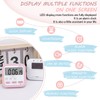 ertlutw 2Pcs Kitchen Timer, Timer Clock for Kids Digital Timer