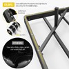 Liians Queen Size Floating Bed Frame with USB Charging Station