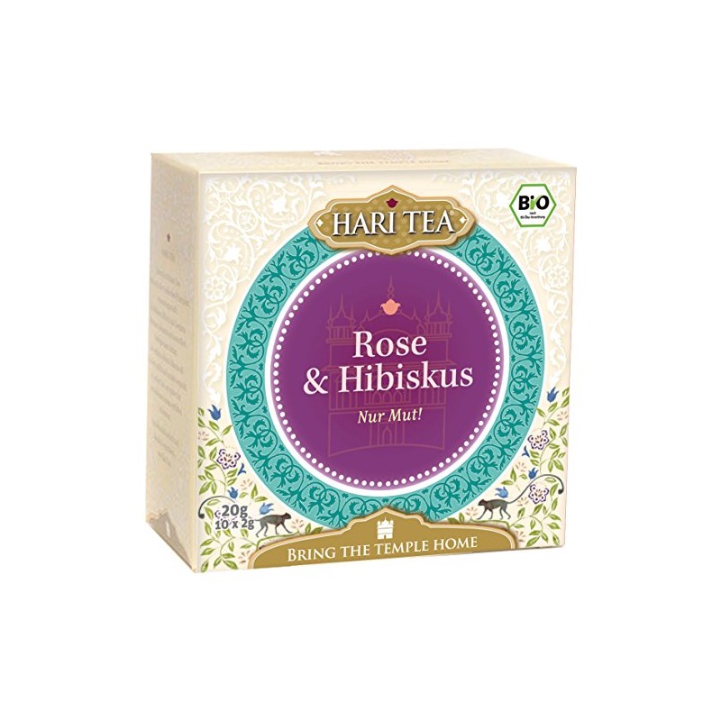 Hari Tea Organic Rose & Hibiscus Tea Blend 20g