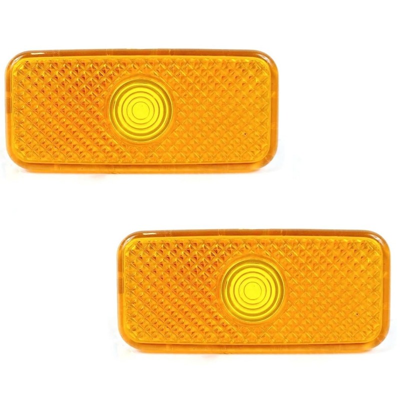 GuusCar 2x Side Marker Light Lamp Lens for Ford Transit