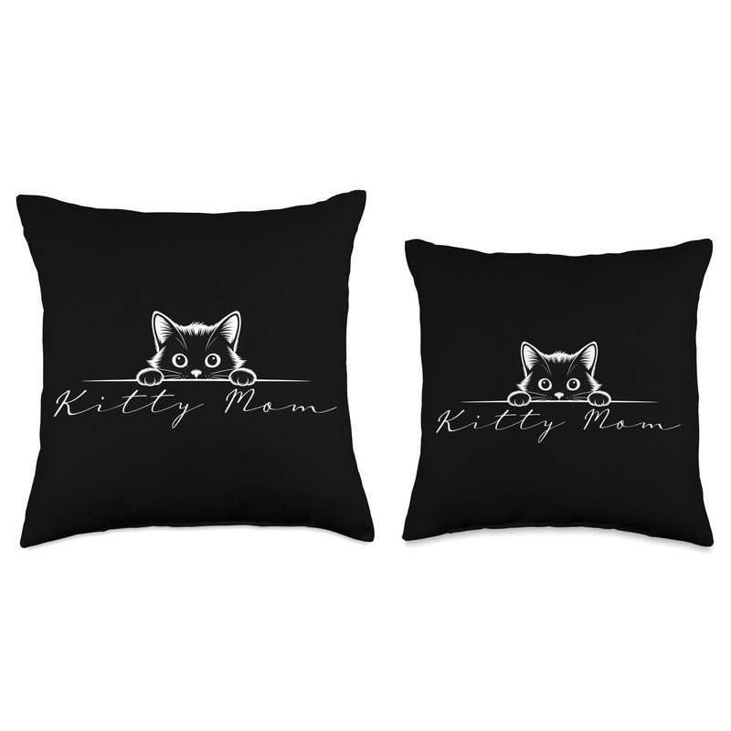 Cute Cat Minimalistic Design - KITTY MOM 1 - Fan
