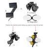 3.5X Magnification Binocular Loupes 5W LED Head Lamp Double Light