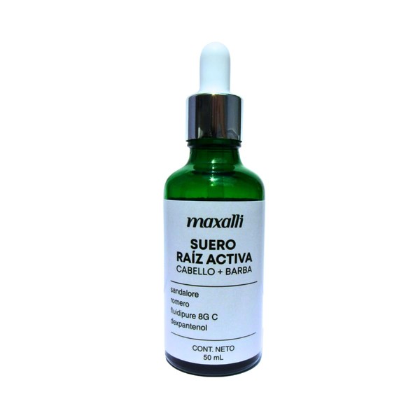 MAXALLI, Srum Capilar Raz Activa Para Cabello y Barba Con