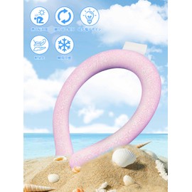 Ice Neck Ring, Cool Neck Ring, 28°C, New in 2024, Cooling, PCM Material, Summer, Cooling, Refreshing, Naturally Freezing, Heat Prevention, Cooling Tube, Cooling, Heatstroke Prevention, Long Lasting,