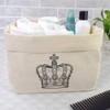 Large 'Royal Crown' Canvas Organiser/Storage Bag (OR00030026)