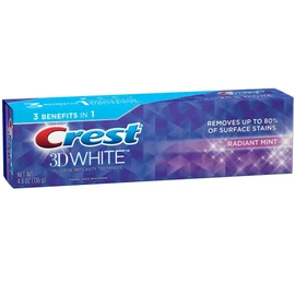 Crest 3D White Whitening Toothpaste - Radiant Mint 4.8 oz