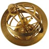 RedSkyTrader Brass Antique Finish Armillary Celestial Globe with Zodiac Engravings