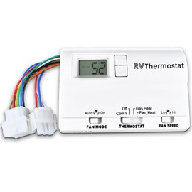 6536A3351 Digital Thermostat,Compatible for Coleman Mach,2 Stage Wall Thermostat for Heat Pump and Gas Furnace Control,12 Wires,for Both Heating and Cooling