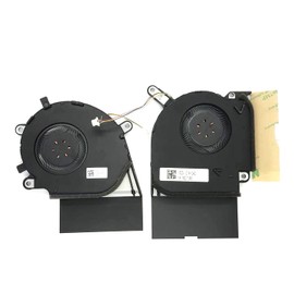 TXLIMINHONG New Compatible CPU+GPU Cooling Fan for ASUS ROG Strix G731 G731G G731GW G17 G712 G712LU G712LV G712LW G712LWS G532L G712L G732LW Series FMMT DFSDK22105182L FMMU DFSCK22115181L 12V 1A