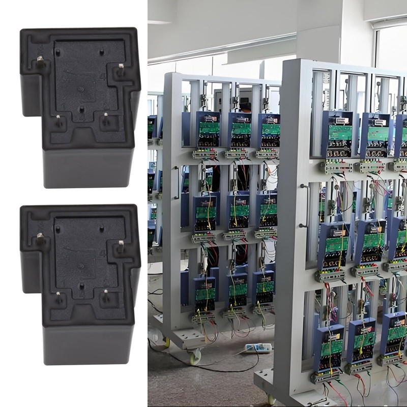 OTOTEC 2 Pcs 832A-1A-F-S 12VDC 30A 4 Pins Power Relais