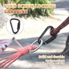 Climbing Carabiner Carabiner Hook, UIAA Certified Carabiner Heavy Duty, 25