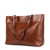 Kattee Vintage Genuine Leather Tote Shoulder Bag for Women Satchel
