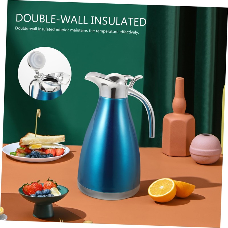 CIYODO Stainless Steel Insulated Kettle Double-layer Thermal Water Bottle for