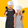 Bunnycool 4 Sets Kids Apron and Chef Hat Set Toddler