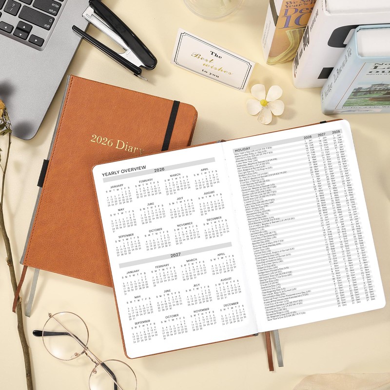 2026 Diary - 2026 Daily Planner, January - December 2026