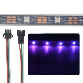 Rongda Smart Home 5M WS2812B RGB Led Strip Light SMD 5050 30leds/m DC5V 2812 IC Dream Magic Color Flexible Strip Light Whaterproof IP67