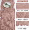 4 Pack Dusty Pink Cheesecloth Table Runner 20 x 120