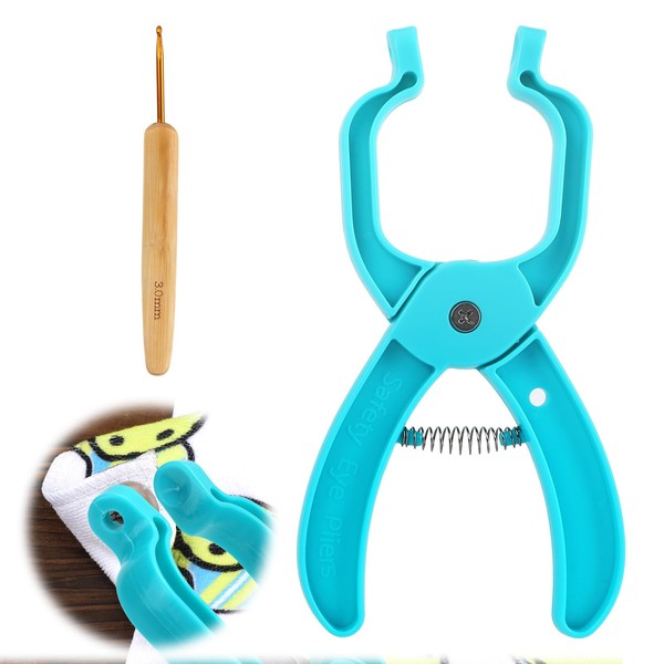 lasuroa Safety Eye Tool Auxiliary Tool, Safety Eye Snapper Tools