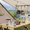 sourcing map 304 Stainless Steel Cup with Handle & Straw