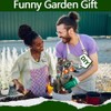 Funny Dinosaur Eating Gnomes Garden Statue – Outdoor Yard Gnome