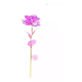 Especial flower Rosa Tornasol Con Luz Led