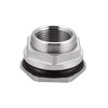Carvedexquisitely Bulkhead Water Tank Fitting,1" NPT Female Thread,304 Stainless Steel