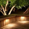 mirrea 7" Outdoor Hardscape Lighting Low Voltage Retaining Wall Lights