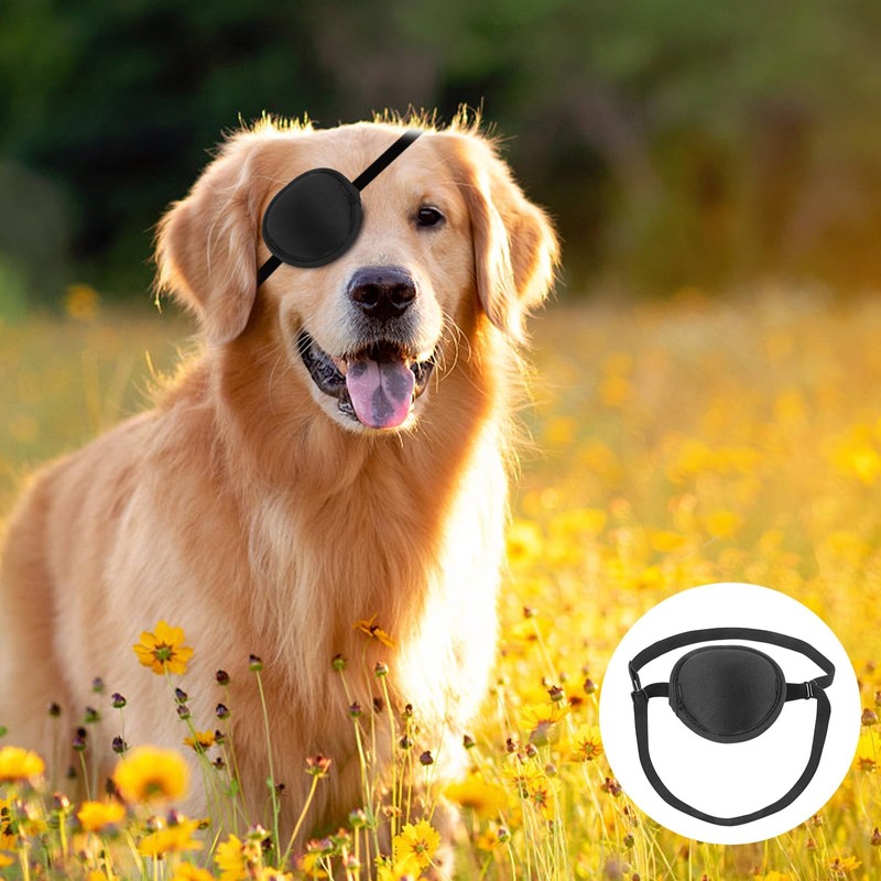 Dog Eye Patch, Adjustable Small Dog & Cat Protective Eye