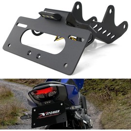 Xitomer Fit for MT-09 Fender Eliminator Fit for FZ09 2025-2024 Tail Tidy with LED License Plate Light, License Plate Holder