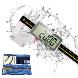 Digital Caliper, ACEMETER 0-6 Inch Vernier Calipers Measuring Tool Electronic Micrometer with Large LCD Screen, Metal Metric Measure Caliper for Engineer Carpenter, Auto-Off Feature, Inch/Millimetre