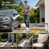 Adjustable Car Wash Water Gun for Outdoor Cleaning – Stainless