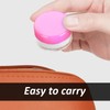 12 Multi-Color Plastic Cream Jars, Mini Lotion Containers, Portable Cosmetic
