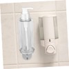 iplusmile Wall Mounted Bathroom Soap Dispenser Holder Single Compartment Silver