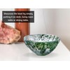 Moss Agate Crystal Bowl - 2" Gem Stone Bowl for