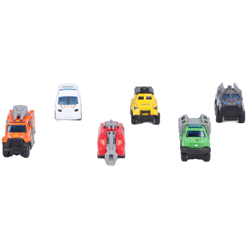 6pcs 1:64 Alloy Diecast Vehicle Model Simulated Exquisite Car Model