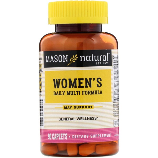 Mason Natural Women's Daily Multi Formula, 90 Caplets